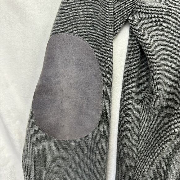 Enrico Rossini Wool Blend 1/4 Quarter Zip Men’s XL Sweater Elbow Patches Gray - Picture 16 of 16